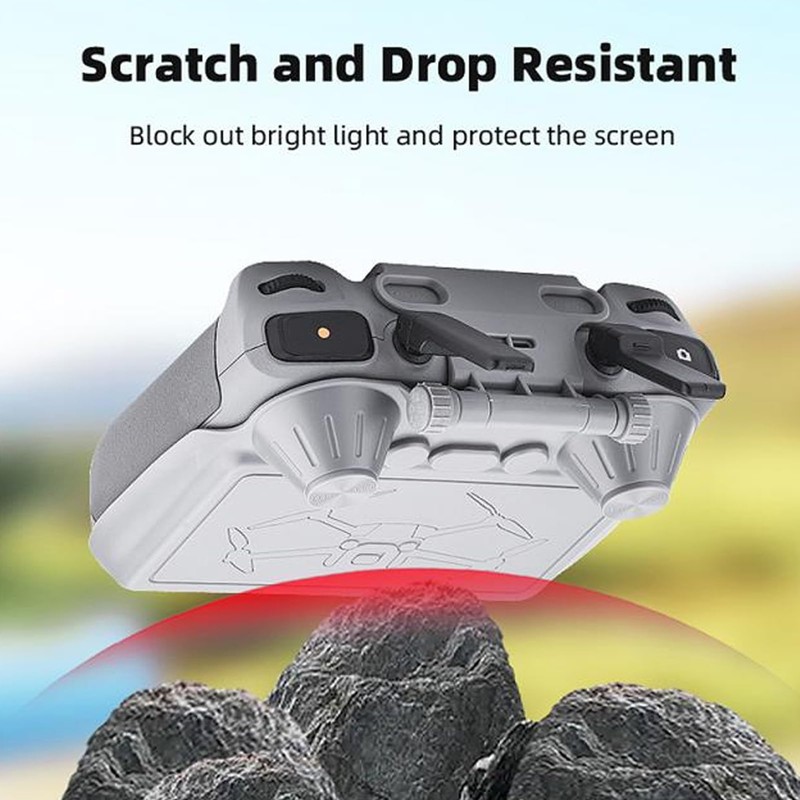 Drone Controller Sunshade, Adjustable Angle, Foldable Design, Sun Hood Screen