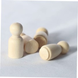 Totority 12pcs Wooden Doll for Miniature Scene Decoration Adorable Peg Dolls for Imaginative Play and Creative Projects for Boys and Girls and Classroom Activities