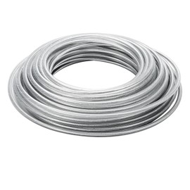 Metal Mowing Line, 3 mm x 45 m Trimmer Line, Reinforced Strimmer Line, Steel Wire Brush Cutter, Grass Trimmer Thread, for Weed Grass Yard Garden