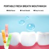 60PCS Travel Size Mouthwash,Portable Mini Mouthwash,Long-Lasting Freshness Travel Mouth Wash