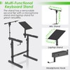 NiuNyuNeu Multi-Functional Keyboard Stand Heavy Duty Piano Stand with Microphone