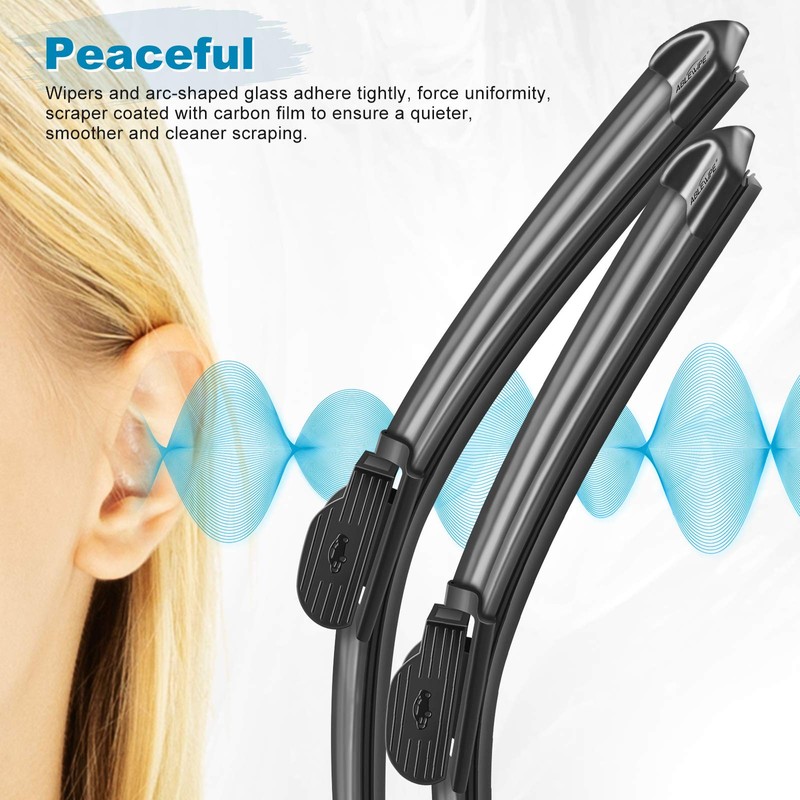 ABLEWIPE Windshield Wiper Blades 14" + 14" Car Windshield Wiper