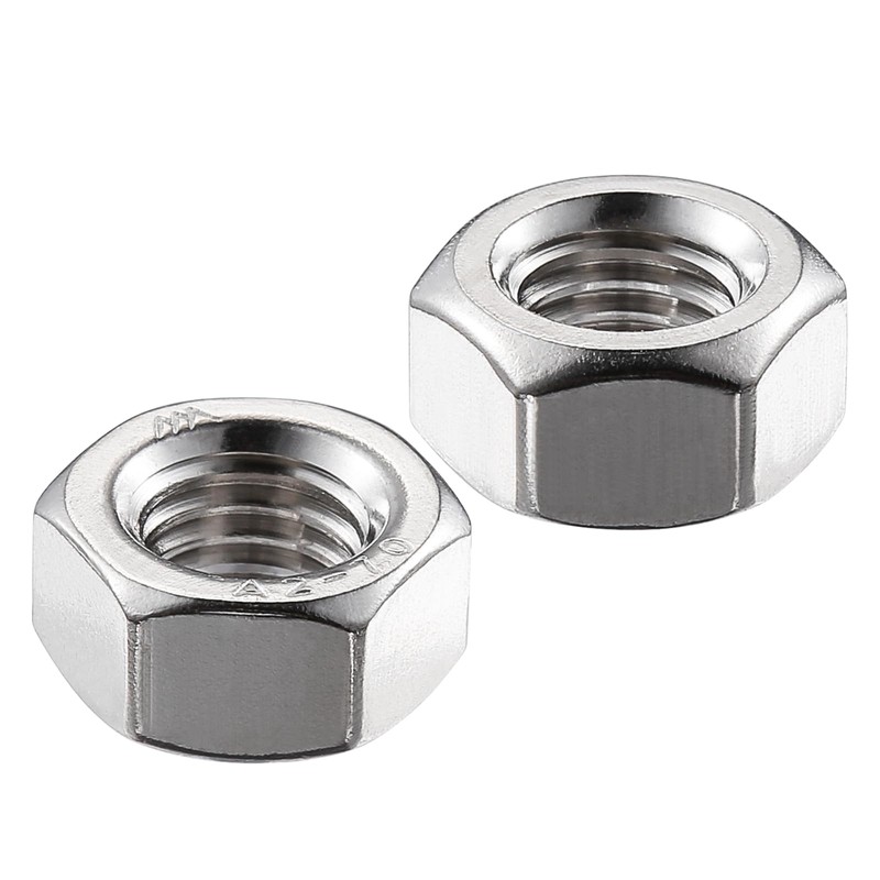 Wensilon 3/8-16 304 Stainless Steel Hex-Nuts (50pcs)