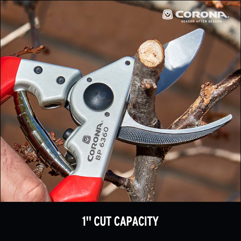Corona BP 6360 Forged Steel Aluminum Handles Angled Bypass Hand
