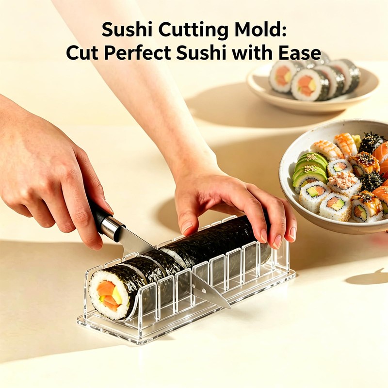 NTMURIKS 6PCS Sushi Making Kit for Beginners – 2 Bamboo