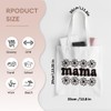 Ymzkpoa Cute Daisy Mama Canvas Tote Bag for Women Mama