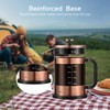 QUQIYSO French Press Coffee Maker 51oz 304 Stainless Steel French