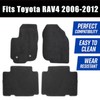 GXARTS 4 PCS Front and Rear Velour Replacement Floor Mats