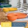 Teivio 48-Piece Kitchen Wheat Straw Dinnerware Set, Service for 12,