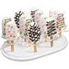 Webake Cakesicle Stand Display Popsicle Sticks Holder 12 Count Wooden