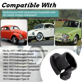 SeDeplacer Shift Rod Bushing Fits for Air cooled vintage volkswagen, Compatible with 1960-1979 Beetle,1960-1974 Karmann Ghia,1950-1966 Bus,1962 through 1973 Type 3s and 1973-1974 Thing