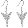 HELORET Arwen Evenstar/Elven Leaf Drop Earrings Lord of The Ring