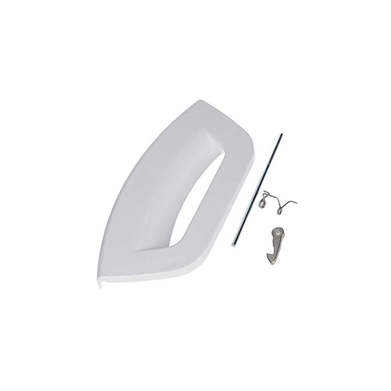 White Plastic Door Handle Lever Release Kit for Hotpoint Futura