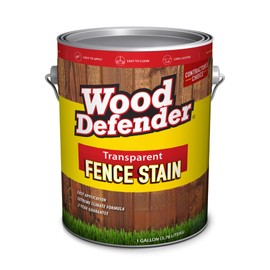 Wood Defender Transparent Fence Stain Redwood Gallon