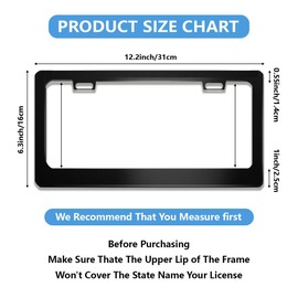 UC Davis Alumni Car License Plate Frames UV Print Metal Car Tag Holder with Screws for Women Men