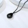 NEHZUS Womens Stainless Steel Waterdrop Pendant Urn Necklaces for Ashes