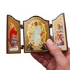 NKlaus 1404 GM All-seeing Eye of God Christian Icon Triptych