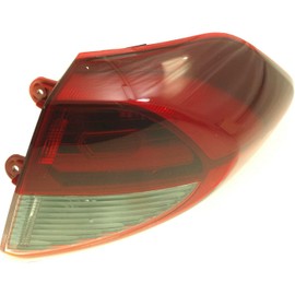 IRSYEHR Right Passenger Side Red Lens with Bulb Assembly Lamp Replacement Turn Signal Tail Light Taillight for Hyundai for Tucson Value 2017 & Noir/SEL Plus/Value Edition 2018