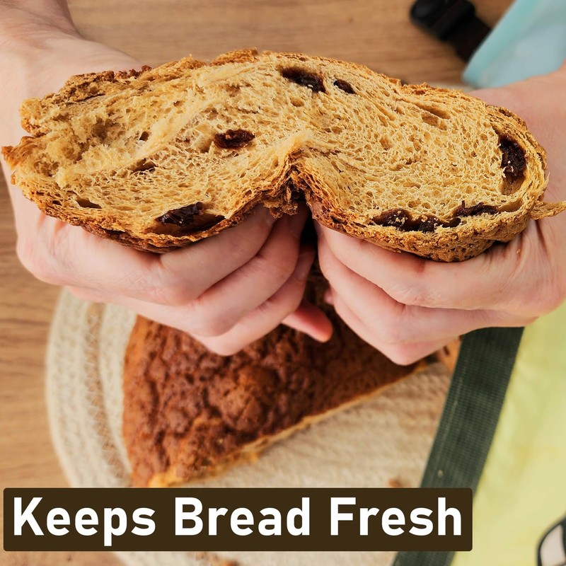 Mamiro Extra Large Reusable Bread Bags - 2 Pack for