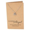 quan jewelry Guardian Angel Necklace with Greeting Card, Christmas Gifts
