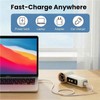 Portable Fan Handheld Mini, 6-Speed Turbo Power USB Rechargeable Personal