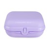 Tupperware Eco+ Lunch Box Large Twin Size 3 Lilac Snack