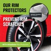 AlloyGator Red Rim Protector for Car Wheels (Fits 12-24" Wheel