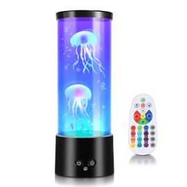 Sonnewelt Jellyfish Lamp Jellyfish Lamp RGB Jellyfish Lamp Jellyfish Aquarium with Remote Control Lava Lamp Coloured Jellyfish Lava Lamp Mood Light for Home Office Decoration Great Gifts Children