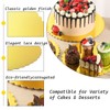 RAMFIYN 20 Pack 12 Inch Cake Boards Gold Cardboard for