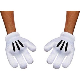 Disney Mickey Mouse Gloves, Official Adult Size Mickey Costume Accessories