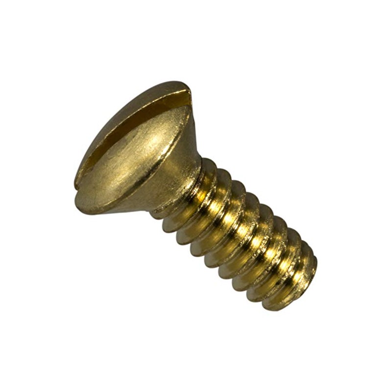 Hard-to-Find Fastener 014973130138 Slotted Oval Machine Screws, 10-24 x 1/2,