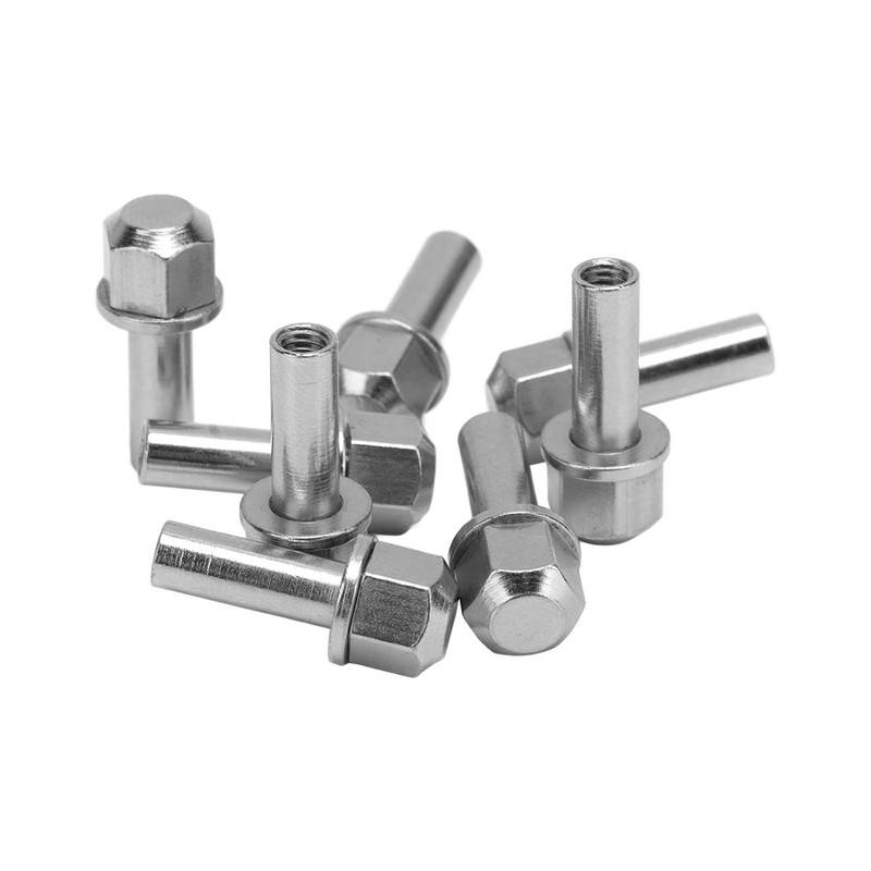 8 Pcs RC Wheel Hub Extension Nut Stainless Steel High