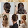 4PCS Horquillas Francesas, horquillas para cabello, Pinzas para Cabello (B)