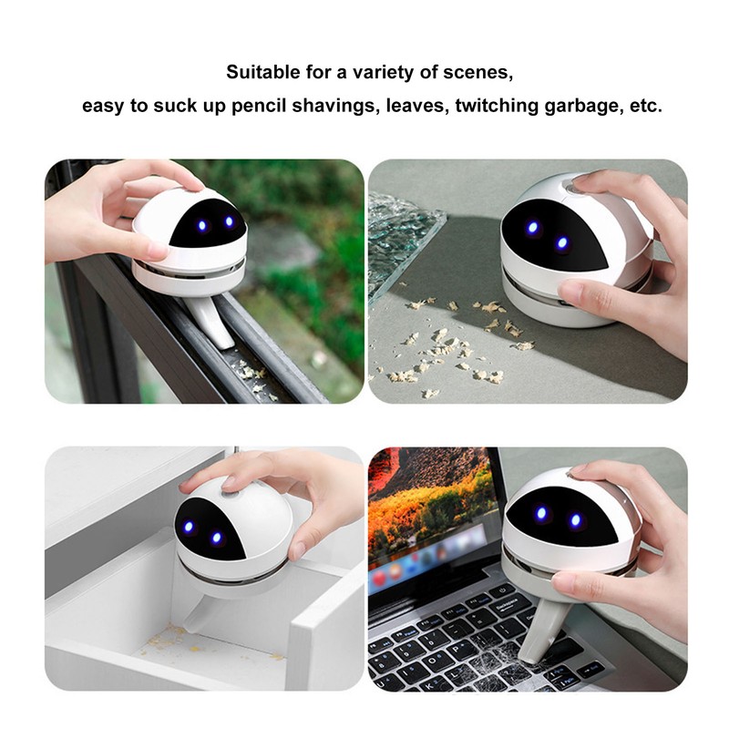 Desktop Vacuum Cleaner Mini Handheld Portable Detachable Vacuum for Cleaning