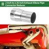 Motoforti 2" OD to 2.35" OD Mandrel Exhaust Pipe Adapter