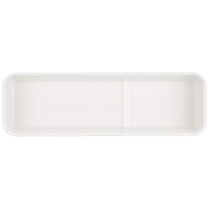 Pearl Metal HB-2911 Cutlery Case with Lid, White, Made in