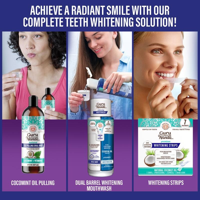 Charcoal Total Smile Makeover Kit, Perfect Smile Package - GuruNanda