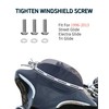 YAORISE 42Pcs Motorcycle Fairing Bolt Kit, Stainless Steel Batwing Windshield