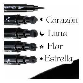 3 Delineadores Color Negro, Maquillaje Larga Duración                                                                                                 