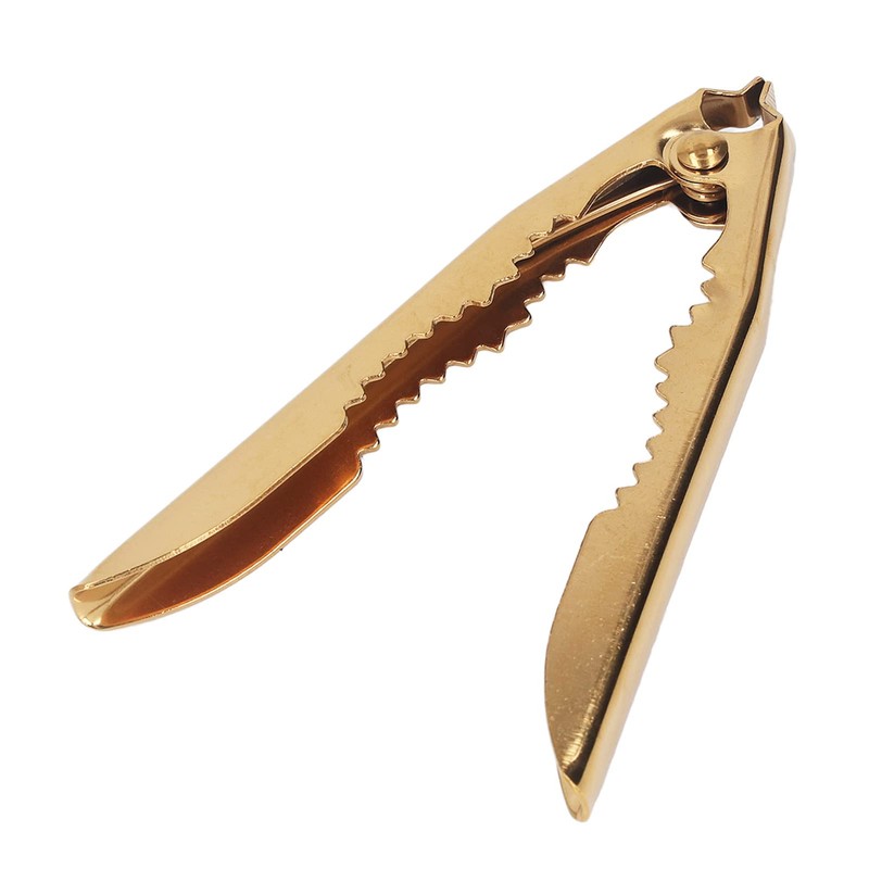 NutCracker, Stainless Steel Gold Nut Cracker Tool Crab Cracker Portable