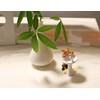 KEEPKAP Pig Statue Mini Pig Figurine, Resin Home Decor, Lucky