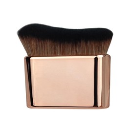 Brocha de maquillaje para rostro y cuerpo Kabuki para base de maquillaje sin costuras, perfecta para mezclar base líquida, bronceador de cuerpo, crema