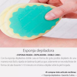 Mercader Digital Esponja Depiladora Removedora Elimina De Vello Corporal