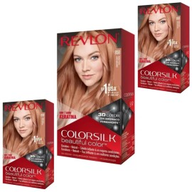 Revlon 3 PACK - REVLON COLORSILK 85B 🇲🇽 TINTE PARA CABELLO COLOR RUBIO FRESA