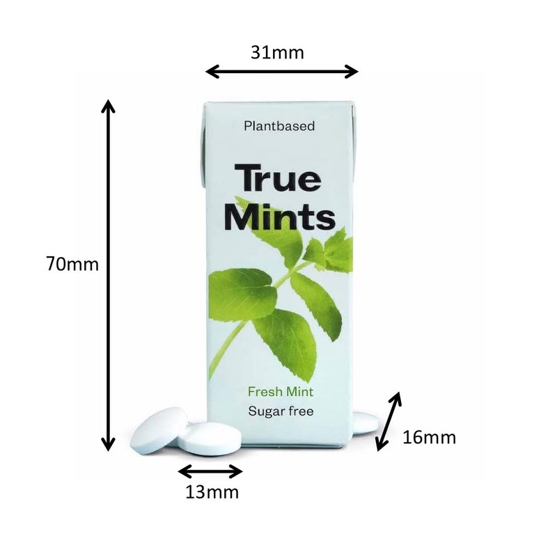 Sugar Free Mint Tablet [True Mint] Fresh Mint 1 Piece