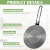 Induktion Adapterplatte, 23.6cm Induktion Adapter mit Faltbarem Griff, Adapter Induktionskochfeld,
