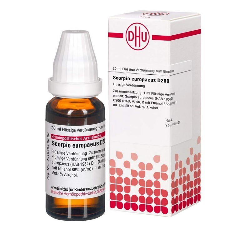 DHU Scorpio europaeus D200 Dilution, 20 ml solution