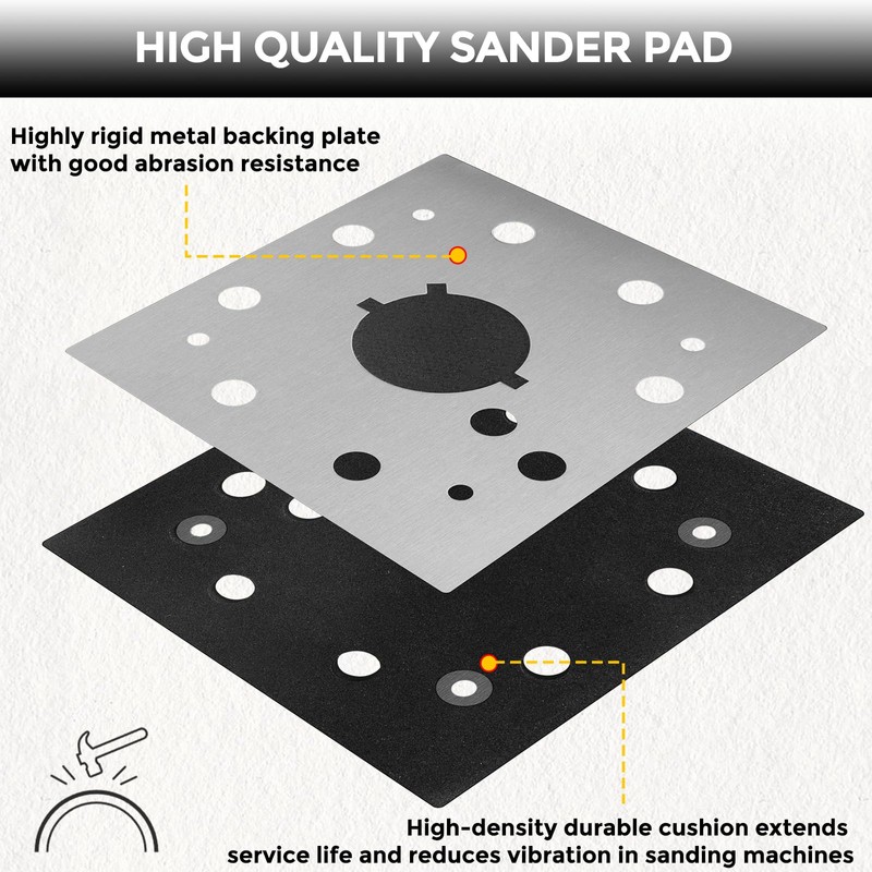 MOGRQAP Replacement Sander Pad for Dewalt 151284-00 151284-00SV DW411 D26441