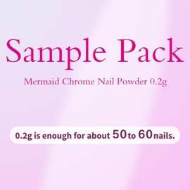 PrettyDiva 0.2g Sample Package Moonlight Chrome Nail Powder, Unicorn Mermaid Unichrome Powder Aurora Nail Powder Pigment Pearlescent Nail Art Glitter Decoration