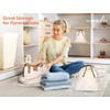 MISSLO Set of 3 Cotton Breathable Dust Bags for Handbags